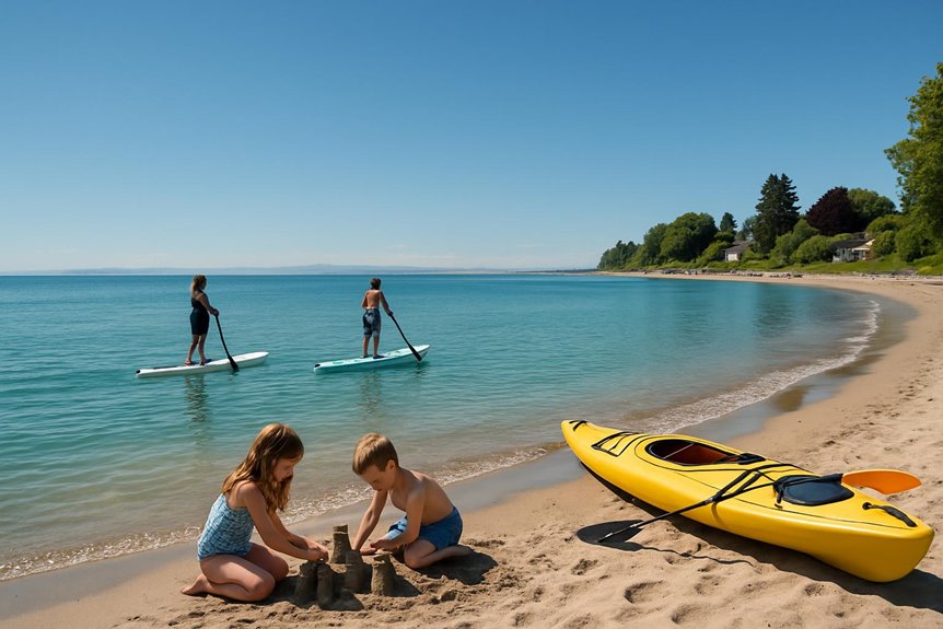 beach activities and water sports