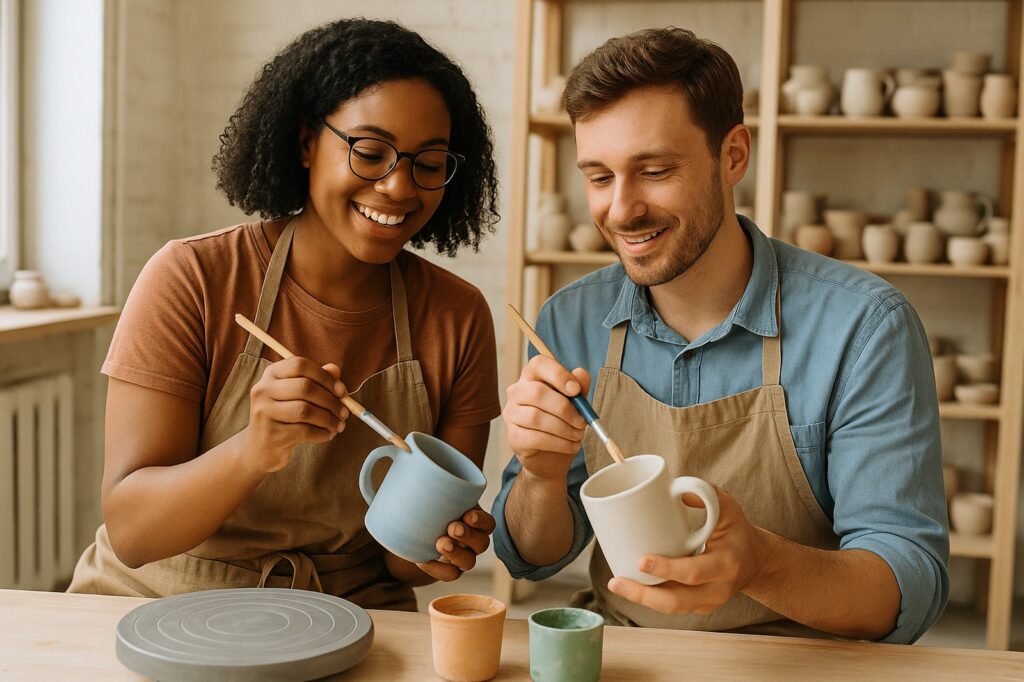 ceramic painting class with langley and friends | GPS: 49.199213, -122.442225