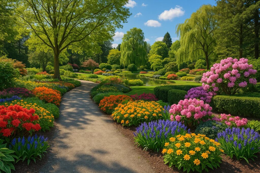 colorful flower garden path directory Langley BC Photo Spots: Beautiful Views colorful flower garden path directory | GPS: 49.183266, -122.466578