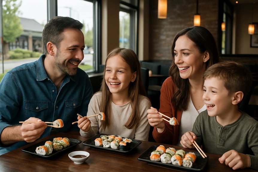 family friendly sushi options