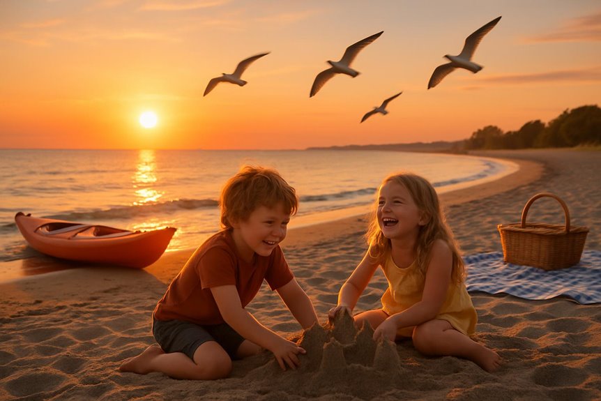 safe family beach activities