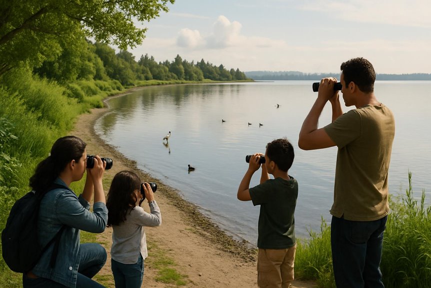 wildlife viewing by water