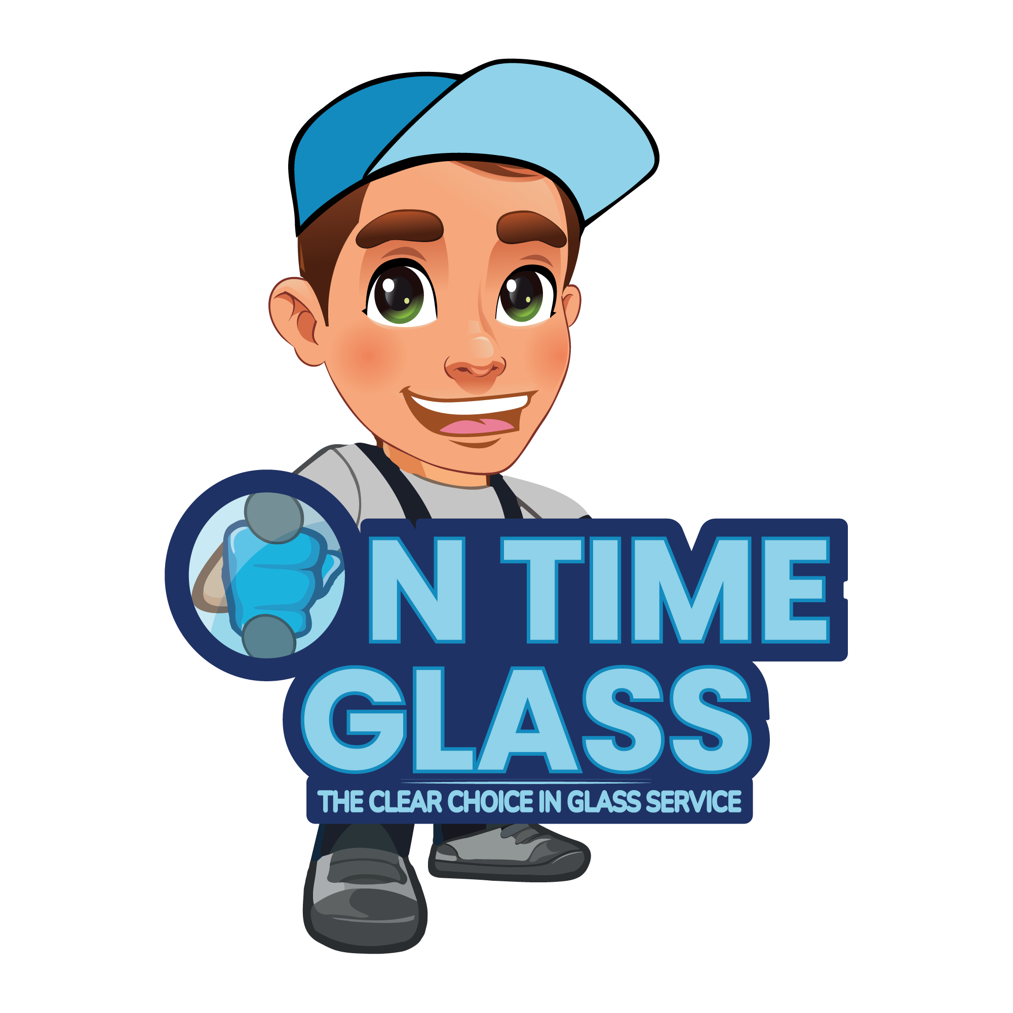 OTG Full Logo With Tagline On Time Glass