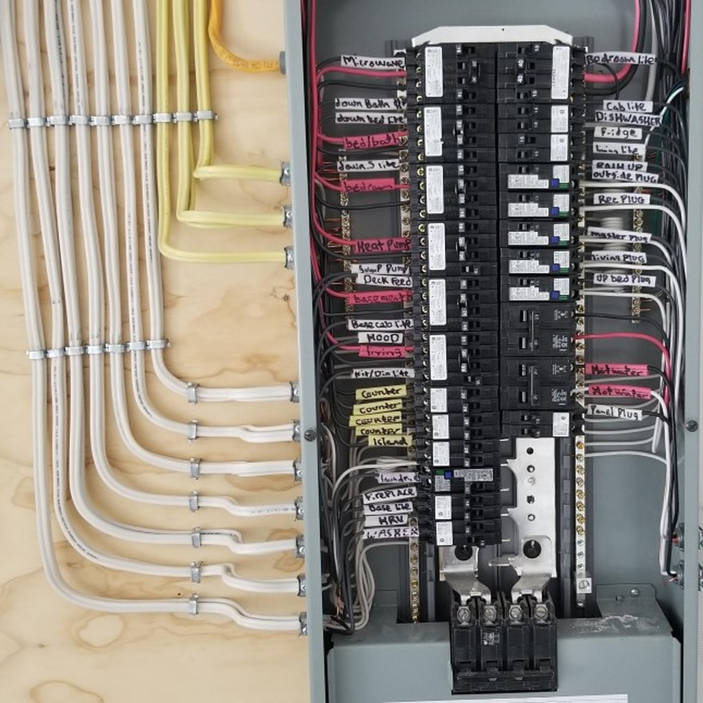 dsc square langley DSC Electric DSC Electric labelled electrical panel installation