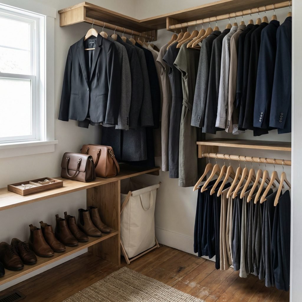 lio square Life, In Order Organized closet ; Life, In Order