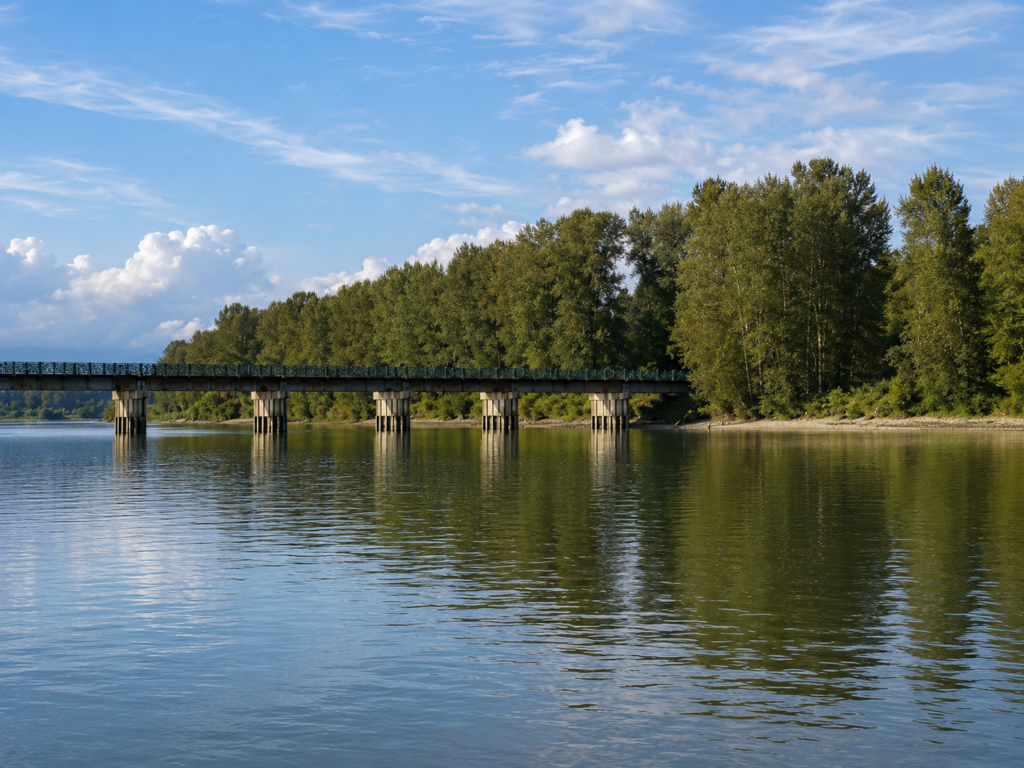 Fort Langley Bridge North Side Fort Langley Bridge North Side