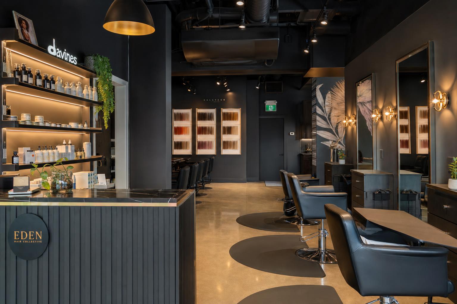 shop2 2 Top Hair Salons in Langley Black Orchid Hair Studio on Fraser Highway with modern colour stations