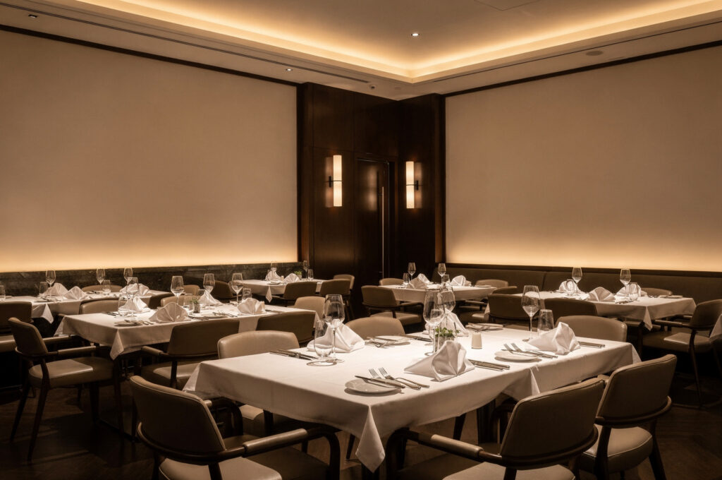 downtown langleys elegant restaurant interior setup v2 Downtown langley BC Food Guide Best Restaurants downtown langleys elegant restaurant interior setup | GPS: 49.202371, -122.437403