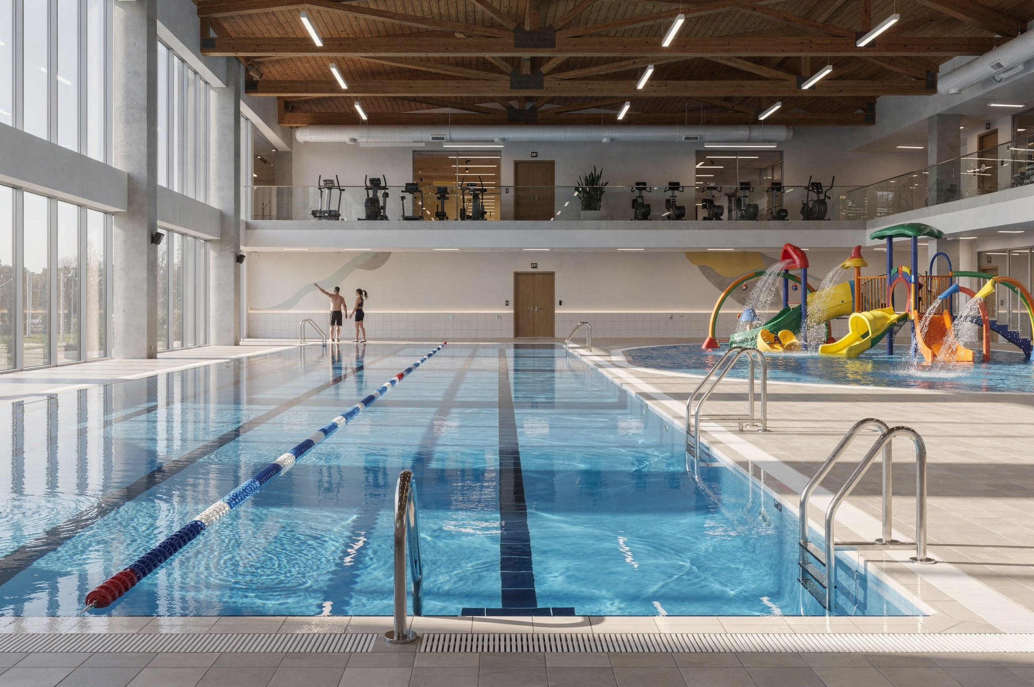 indoor pool facility langleys willoughby centre | GPS: 49.177155, -122.475911