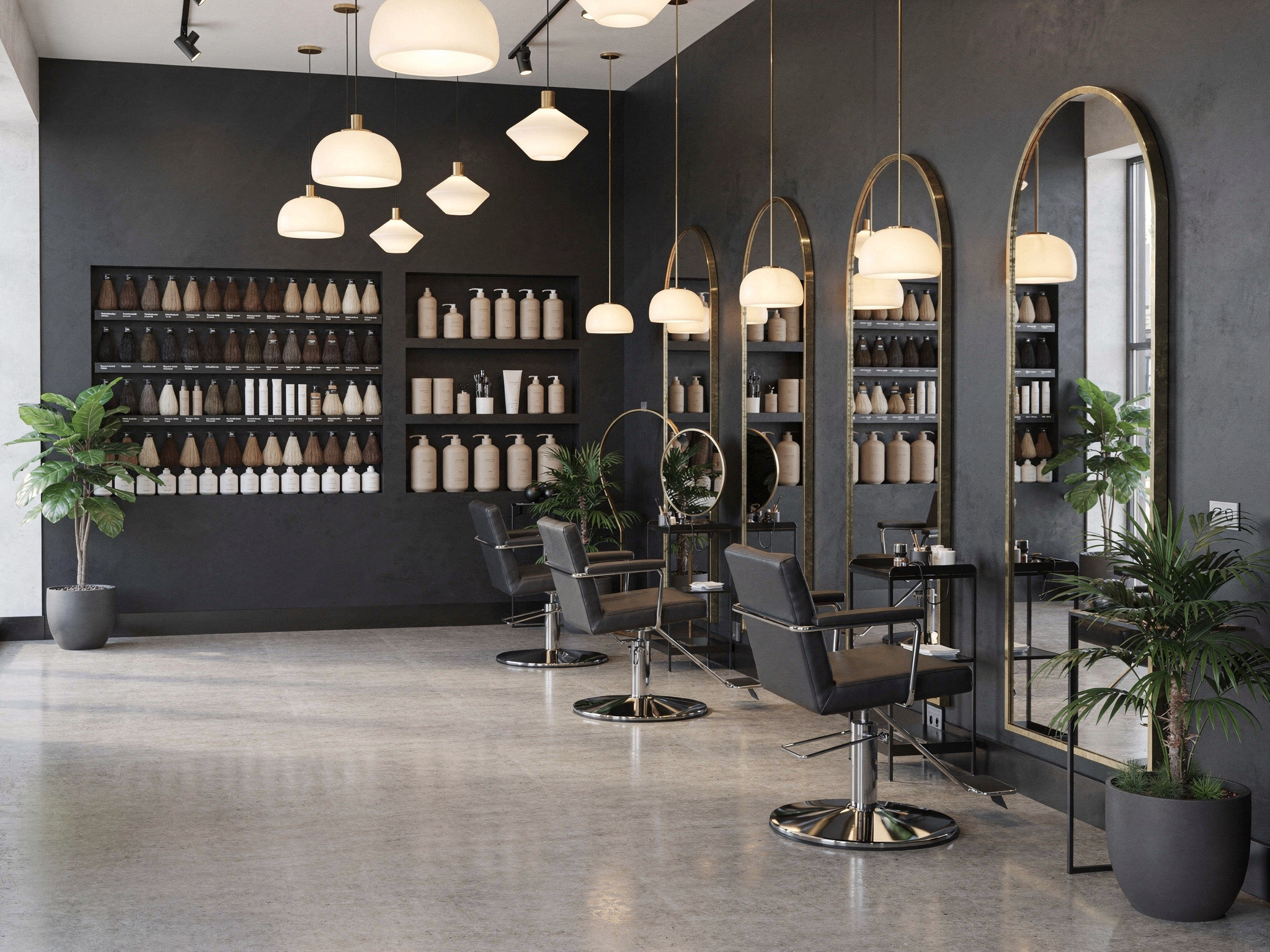 shop2 v2 Top Hair Salons in Langley Black Orchid Hair Studio on Fraser Highway with modern colour stations